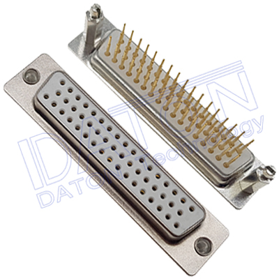 D-SUB 180度PCB插板,車針,長針,50母,12.0mm(Z)卯釘,卯後殼