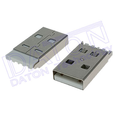 USB A公,焊線型,短體,塑膠長21.00mm