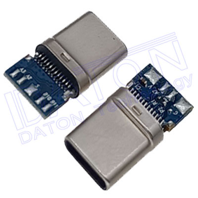 USB TYPE-C 3.0帶9P板,24公,焊線型